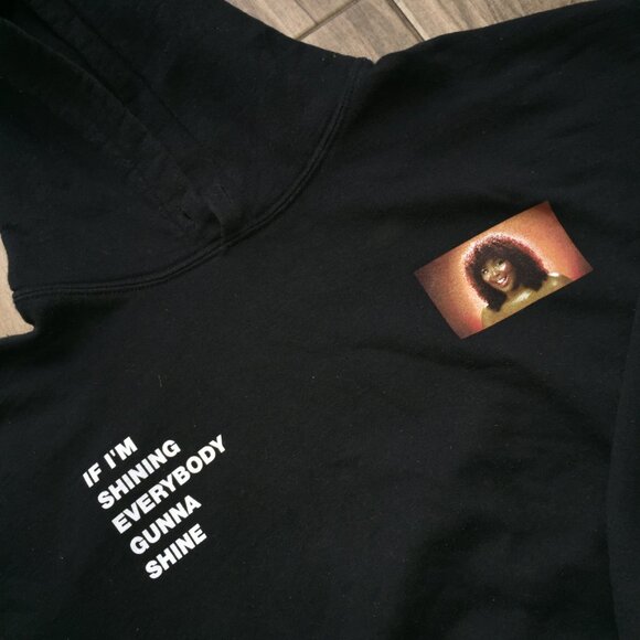 lizzo juice hoodie long sleeve black - Picture 3 of 7